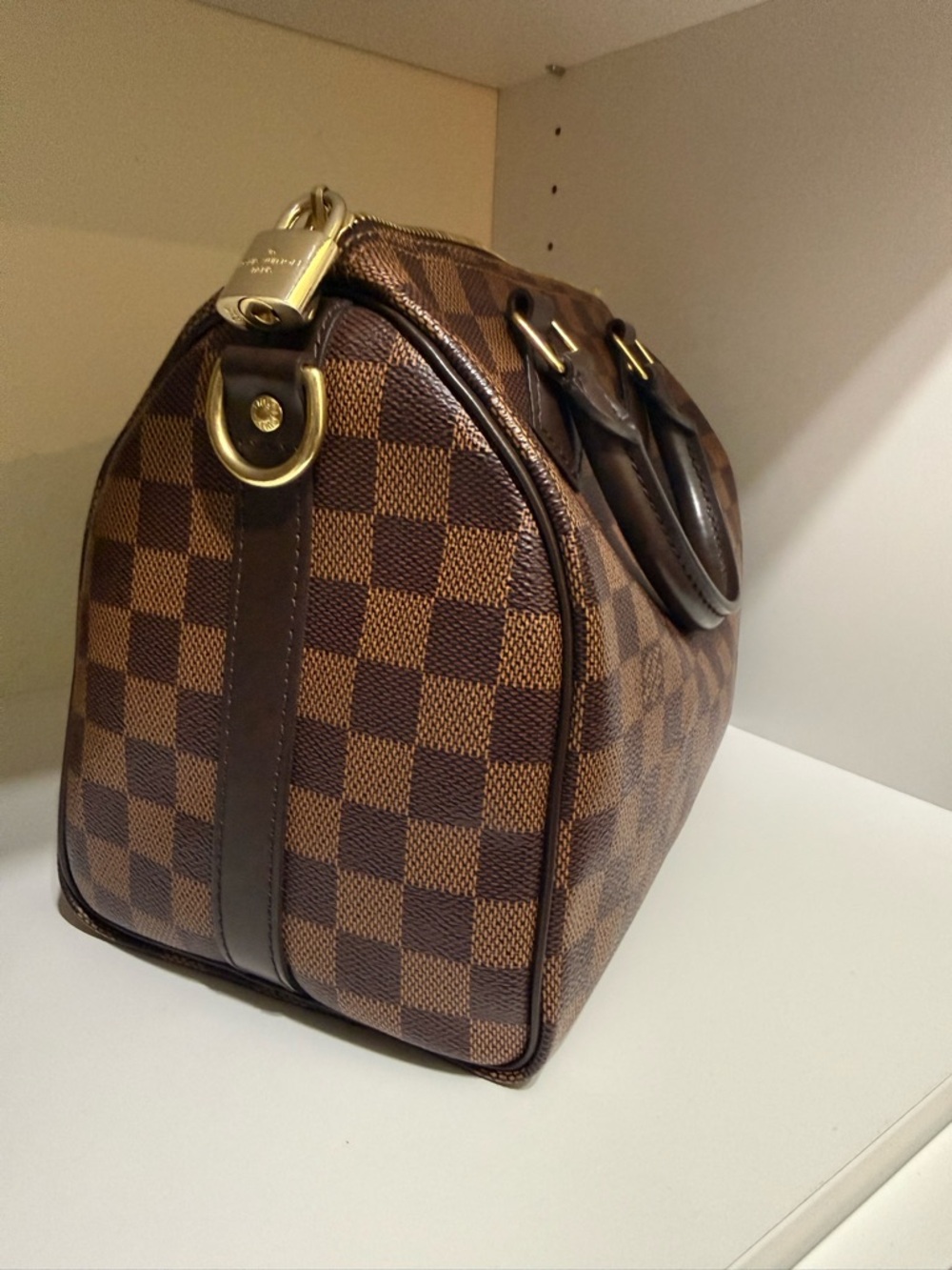 Louis Vuitton Speedy 25 Bandouliere in Damier Ebene - Picture 3 of 11